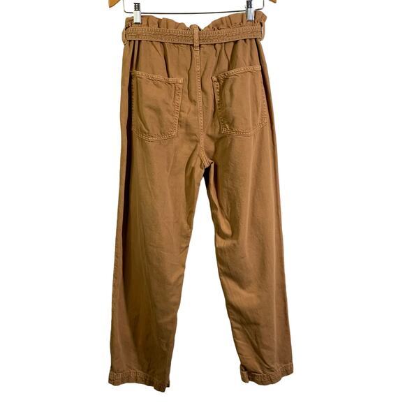 ETICA Pants Wade Relaxed Trouser High Rise Relaxed Leg‎ Elastic Paper Bag Waist - Picture 3 of 15